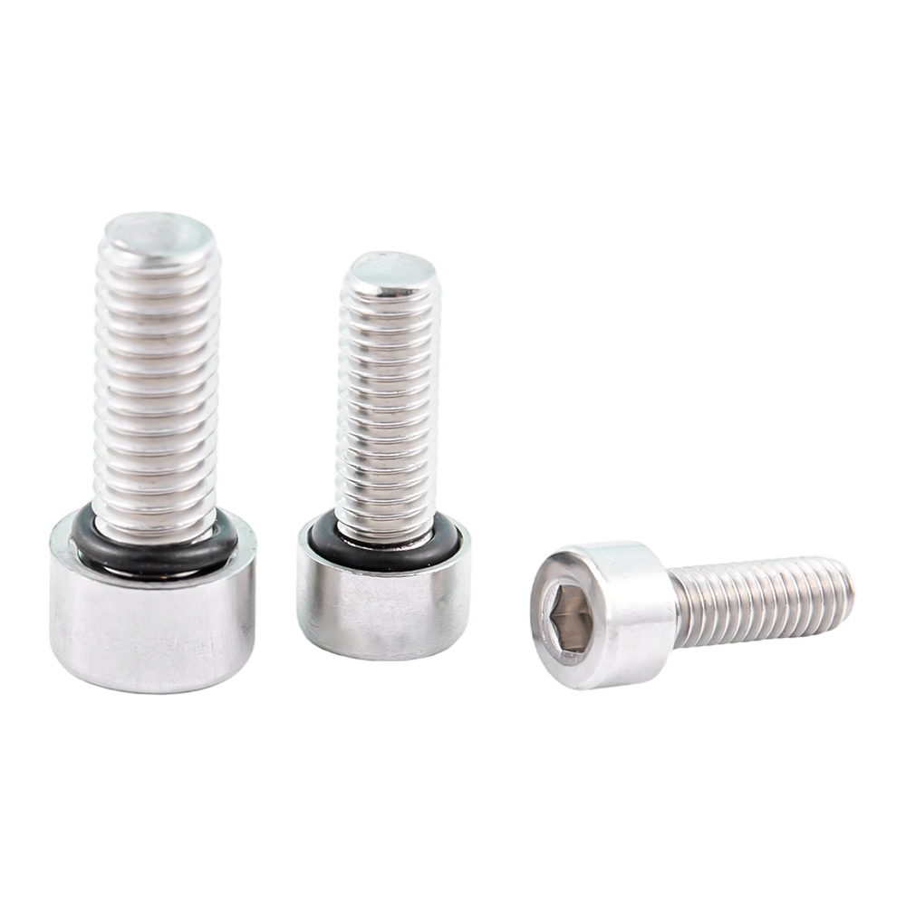 Parafusos à prova d'água de anel-O com cabeça de copo hexagonal de aço inoxidável personalizado