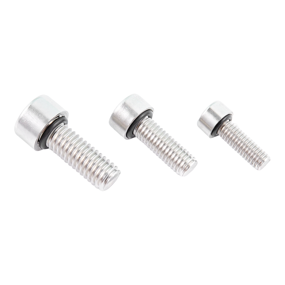 Parafusos à prova d'água de anel-O com cabeça de copo hexagonal de aço inoxidável personalizado Parafusos à prova d'água de anel-O com cabeça de copo hexagonal de aço inoxidável personalizado