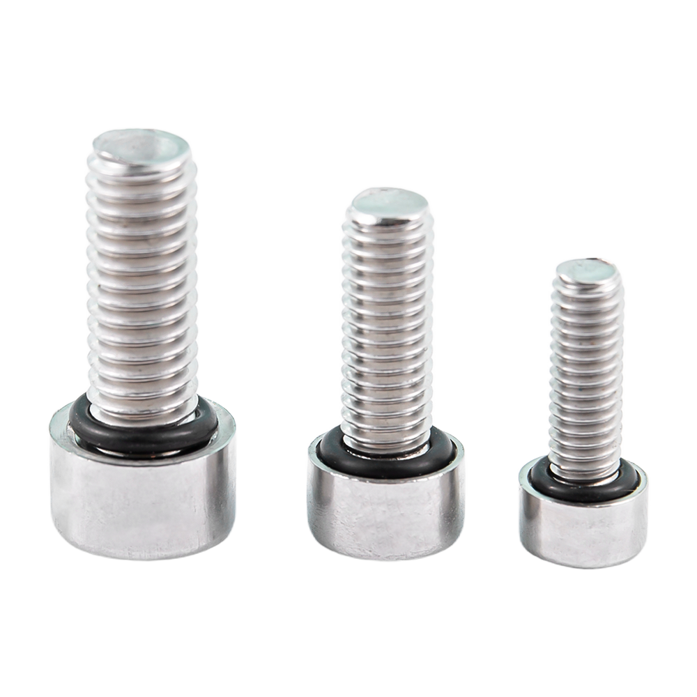 Parafusos à prova d'água de anel-O com cabeça de copo hexagonal de aço inoxidável personalizado Parafusos à prova d'água de anel-O com cabeça de copo hexagonal de aço inoxidável personalizado
