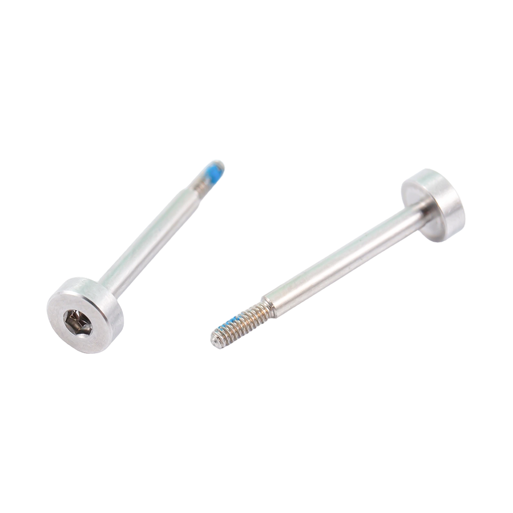 Parafusos de remendo de nylon longos com rosca de 303 peças de aço inoxidável personalizados Parafusos de remendo de nylon longos com rosca de 303 peças de aço inoxidável personalizados