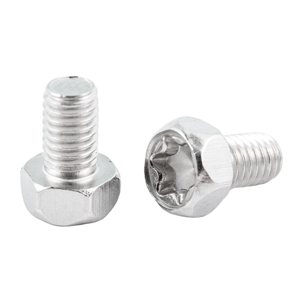 Parafusos de segurança especiais de cabeça hexagonal de aço inoxidável personalizados