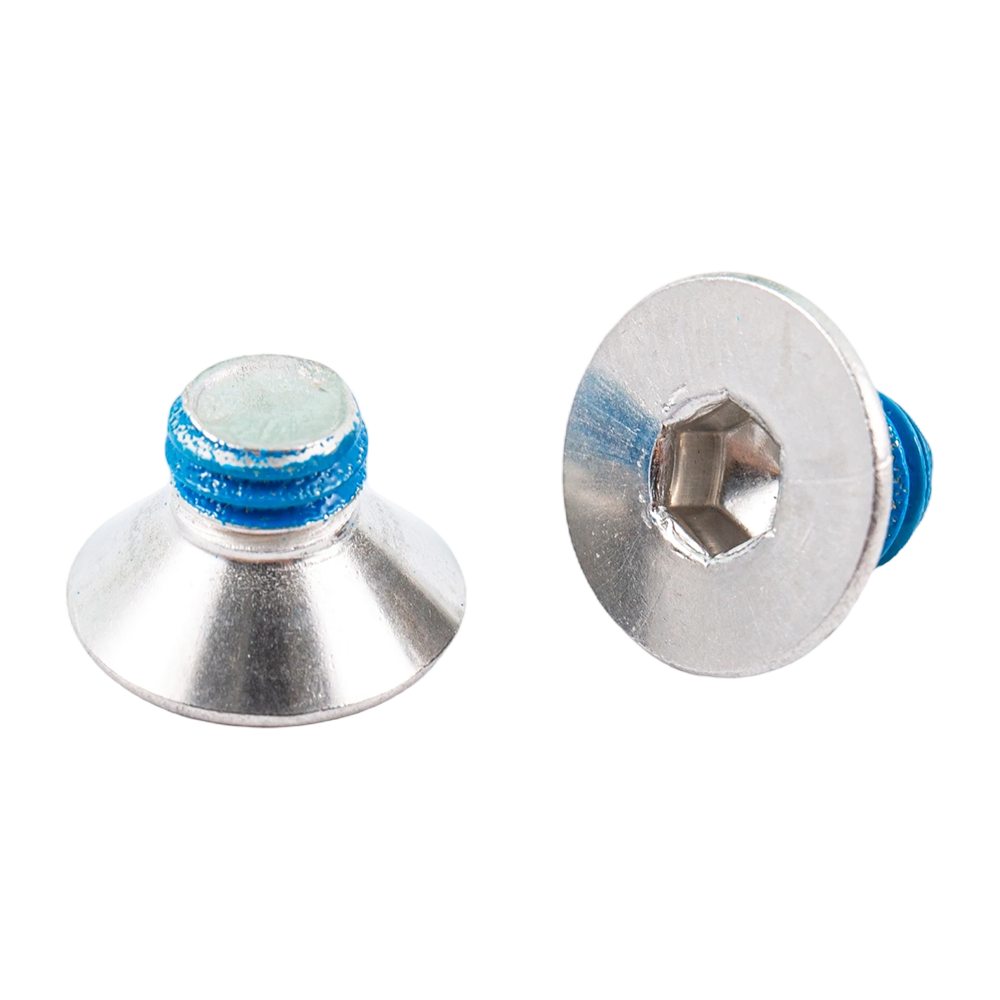 Parafusos de remendo de nylon de aço inoxidável com cabeça escareada de venda quente