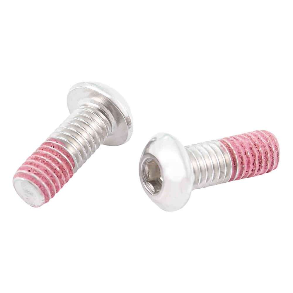 Parafusos de remendo de nylon com cabeça de botão de aço inoxidável e parafusos anti-frouxos Parafusos de remendo de nylon com cabeça de botão de aço inoxidável e parafusos anti-frouxos