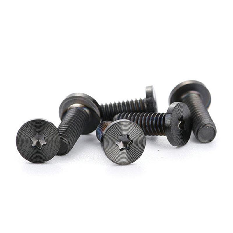 Parafuso torx escovado acetinado de cabeça plana fina preto brilhante para Huawei Parafuso torx escovado acetinado de cabeça plana fina preto brilhante para Huawei
