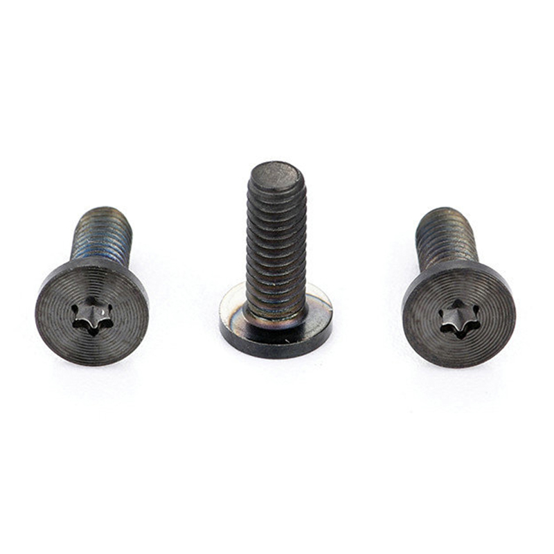 Parafuso torx escovado acetinado de cabeça plana fina preto brilhante para Huawei Parafuso torx escovado acetinado de cabeça plana fina preto brilhante para Huawei