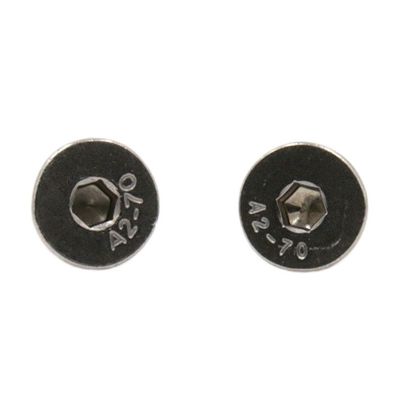 A2-70 micro mini parafusos de travamento com soquete sextavado de cabeça escareada A2-70 micro mini parafusos de travamento com soquete sextavado de cabeça escareada