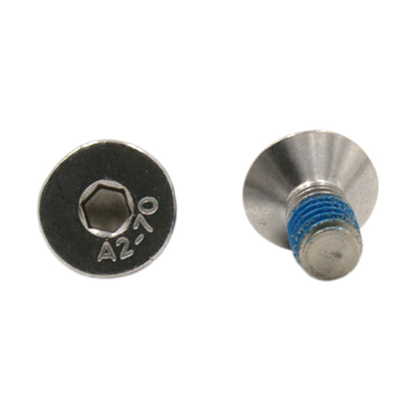 A2-70 micro mini parafusos de travamento com soquete sextavado de cabeça escareada