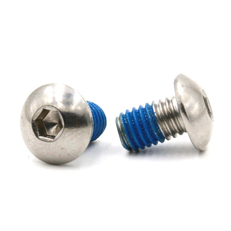 Micro parafuso de cabeça sextavada com remendo de nylon Micro parafuso de cabeça sextavada com remendo de nylon