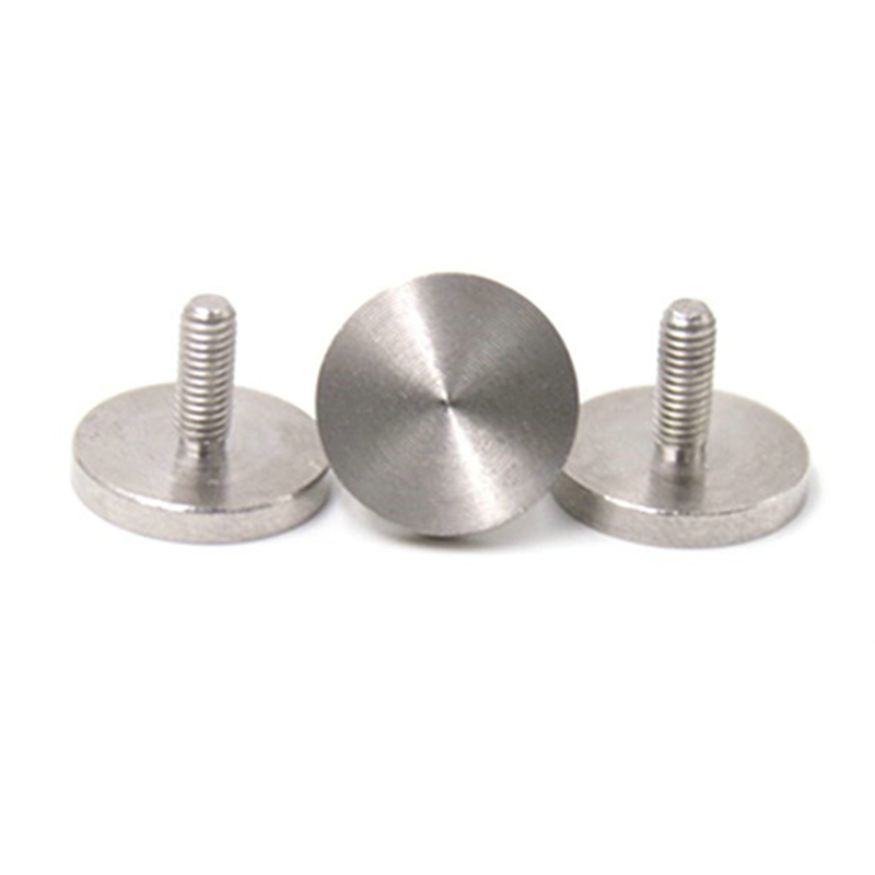 Parafuso de cabeça plana grande escovado acetinado de aço inoxidável M3 Parafuso de cabeça plana grande escovado acetinado de aço inoxidável M3