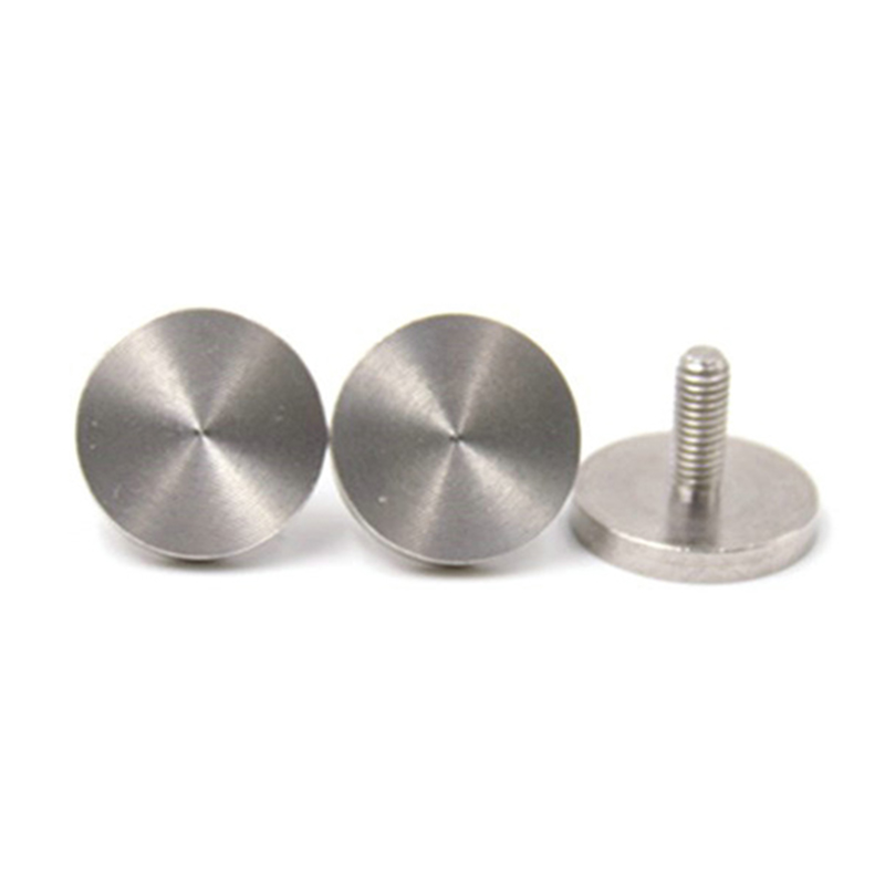 Parafuso de cabeça plana grande escovado acetinado de aço inoxidável M3 Parafuso de cabeça plana grande escovado acetinado de aço inoxidável M3