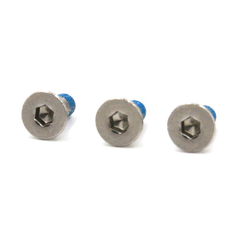 Micro mini parafusos de soquete de cabeça escareada de venda quente com remendo de náilon Micro mini parafusos de soquete de cabeça escareada de venda quente com remendo de náilon