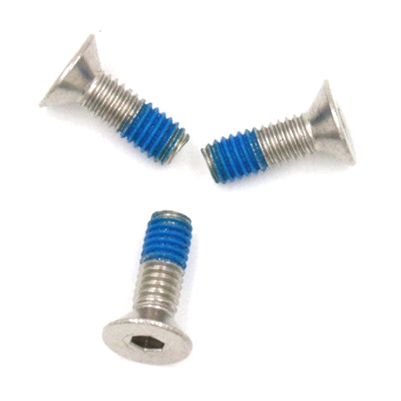 Micro mini parafusos de soquete de cabeça escareada de venda quente com remendo de náilon Micro mini parafusos de soquete de cabeça escareada de venda quente com remendo de náilon