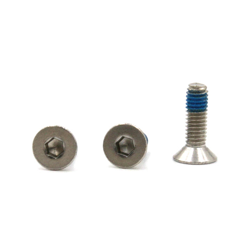 Micro mini parafusos de travamento com cabeça escareada plana de aço inoxidável 304 Micro mini parafusos de travamento com cabeça escareada plana de aço inoxidável 304
