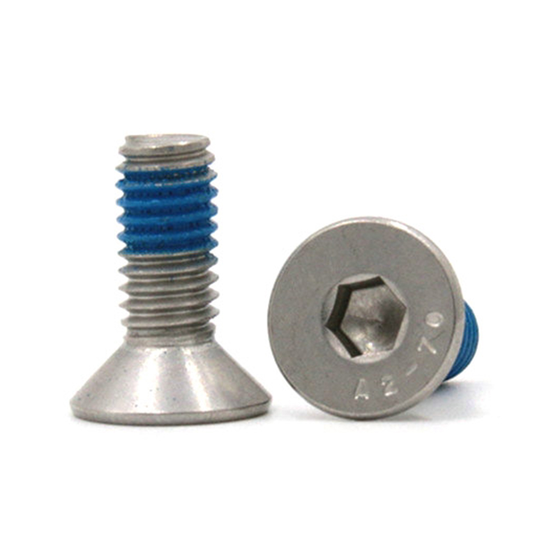 Micro mini parafusos de travamento com cabeça escareada plana de aço inoxidável 304 Micro mini parafusos de travamento com cabeça escareada plana de aço inoxidável 304