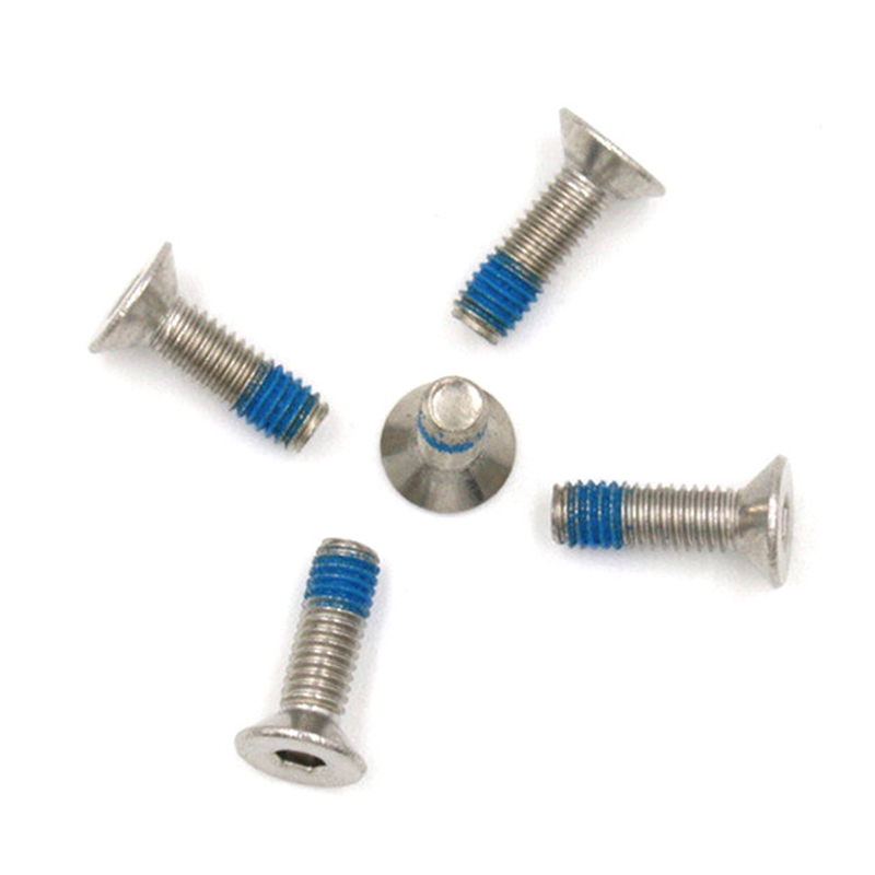 Micro mini parafusos de travamento com cabeça escareada plana de aço inoxidável 304 Micro mini parafusos de travamento com cabeça escareada plana de aço inoxidável 304