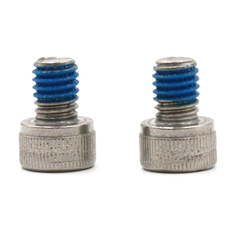 Microparafuso de cabeça copo sextavada de aço inoxidável 304 com remendo de náilon Microparafuso de cabeça copo sextavada de aço inoxidável 304 com remendo de náilon