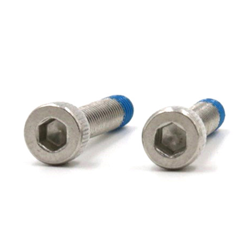 Parafuso de cabeça cilíndrica hexagonal de aço inoxidável M3 com remendo de náilon