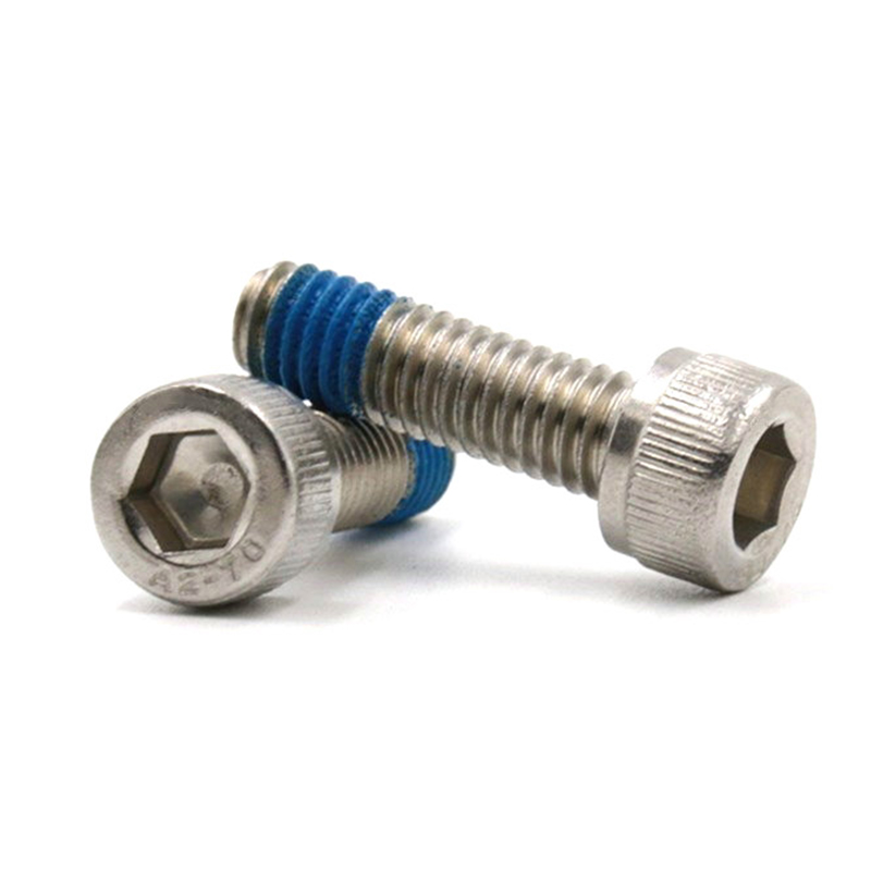 Parafuso de travamento de cabeça copo sextavada de aço inoxidável M4 Parafuso de travamento de cabeça copo sextavada de aço inoxidável M4