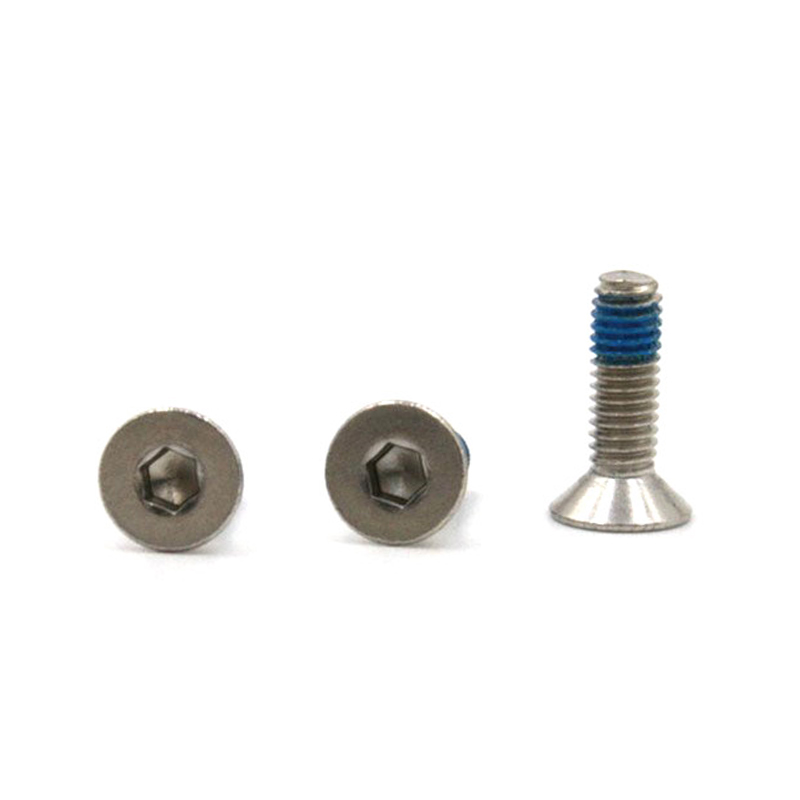 Aço inoxidável 304 M3 cabeça plana escareada soquete sextavado micro mini parafusos de travamento Aço inoxidável 304 M3 cabeça plana escareada soquete sextavado micro mini parafusos de travamento