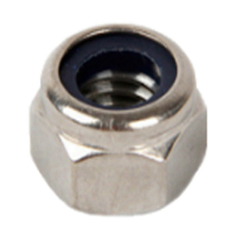 Flange de náilon de aço inoxidável M3 com porca autotravante de inserção Flange de náilon de aço inoxidável M3 com porca autotravante de inserção