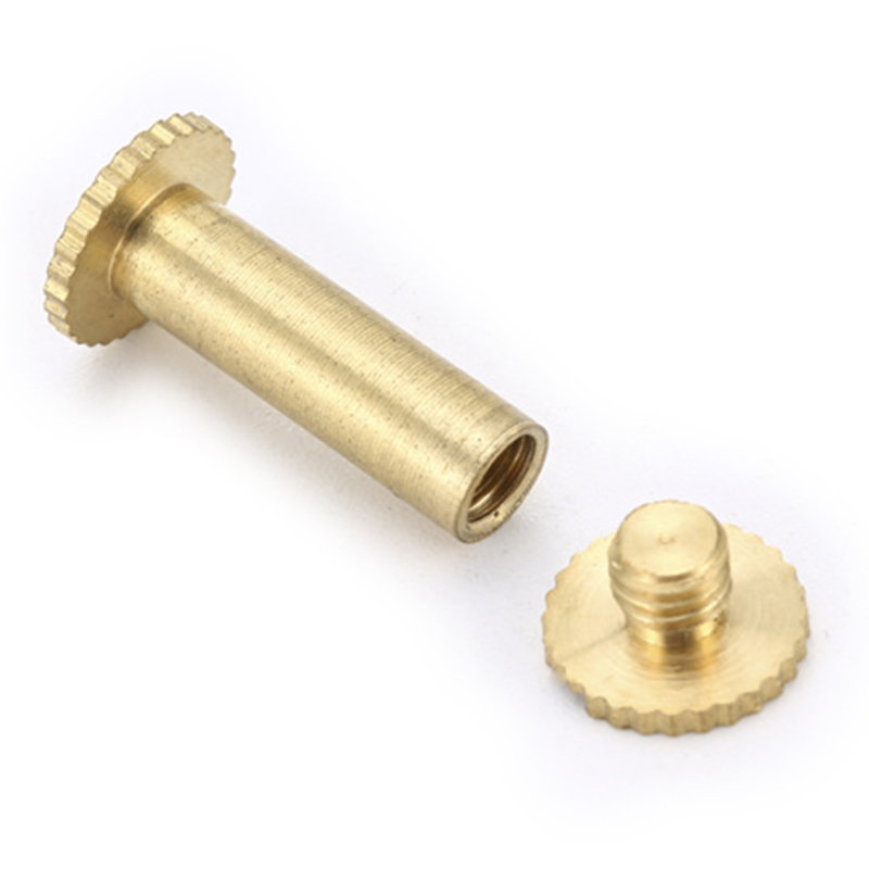 Novo design de micro parafuso de ligação de cabeça serrilhada de 4 mm para menu Novo design de micro parafuso de ligação de cabeça serrilhada de 4 mm para menu