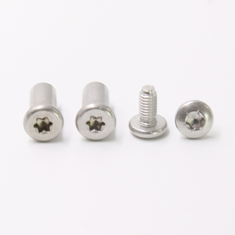 Parafuso macho e fêmea de cabeça torx m3 de aço inoxidável para faca Parafuso macho e fêmea de cabeça torx m3 de aço inoxidável para faca