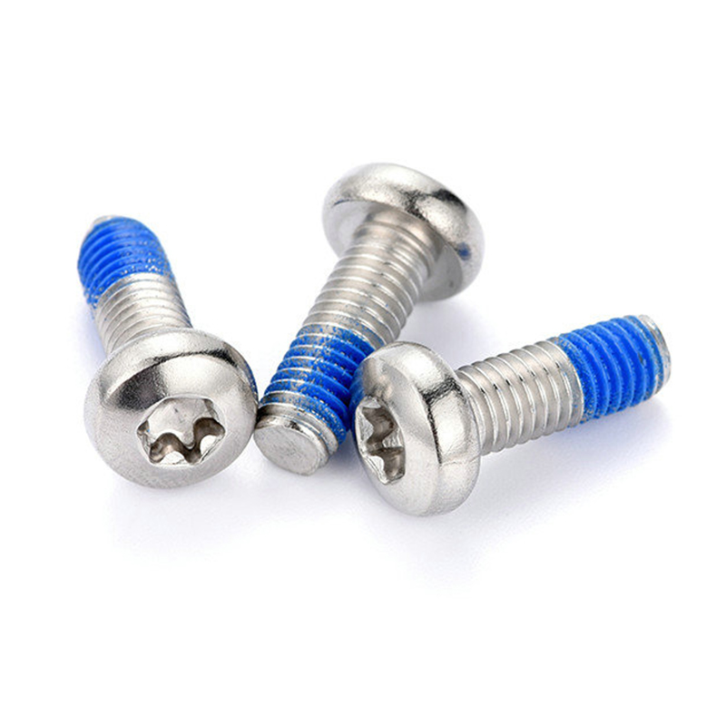 Parafuso de máquina torx de cabeça redonda M3 com remendo de nylon Parafuso de máquina torx de cabeça redonda M3 com remendo de nylon