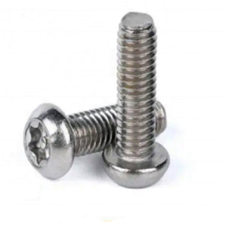 Parafuso de segurança torx de 6 lóbulos com cabeça de botão ISO7380 Parafuso de segurança torx de 6 lóbulos com cabeça de botão ISO7380