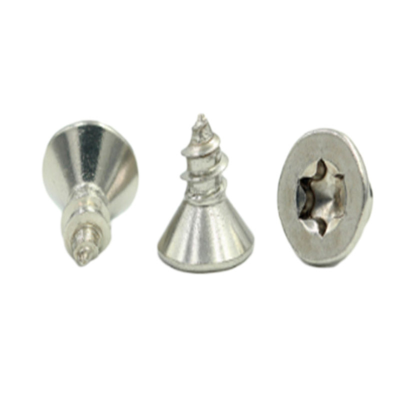 Miniparafuso padrão CD de aço inoxidável torx de cabeça escareada M1.6 (1) Miniparafuso padrão CD de aço inoxidável torx de cabeça escareada M1.6 (1)