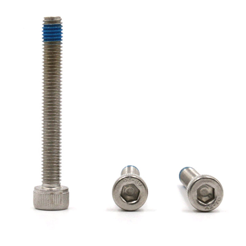 Parafuso de cabeça copo hexagonal de aço inoxidável M5X40 com remendo de náilon